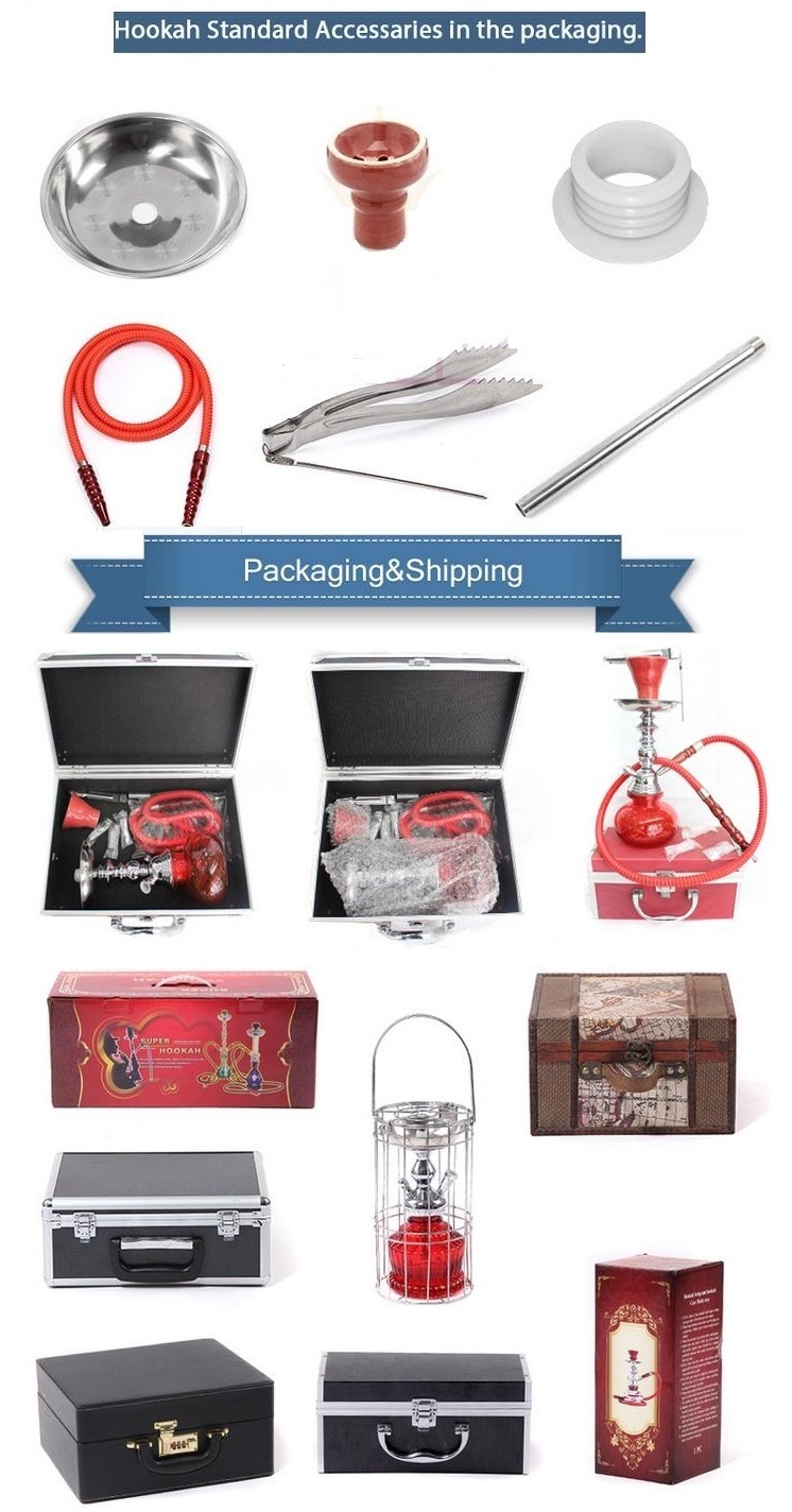 Fashion Style Top Quality Wholesale Nargile Smoking Pipe Shisha Hookah