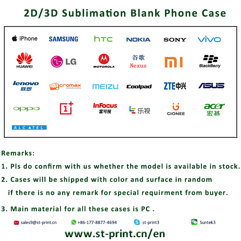 Plastic Blank Sublimation Cell Phone Cover for iPhone Case