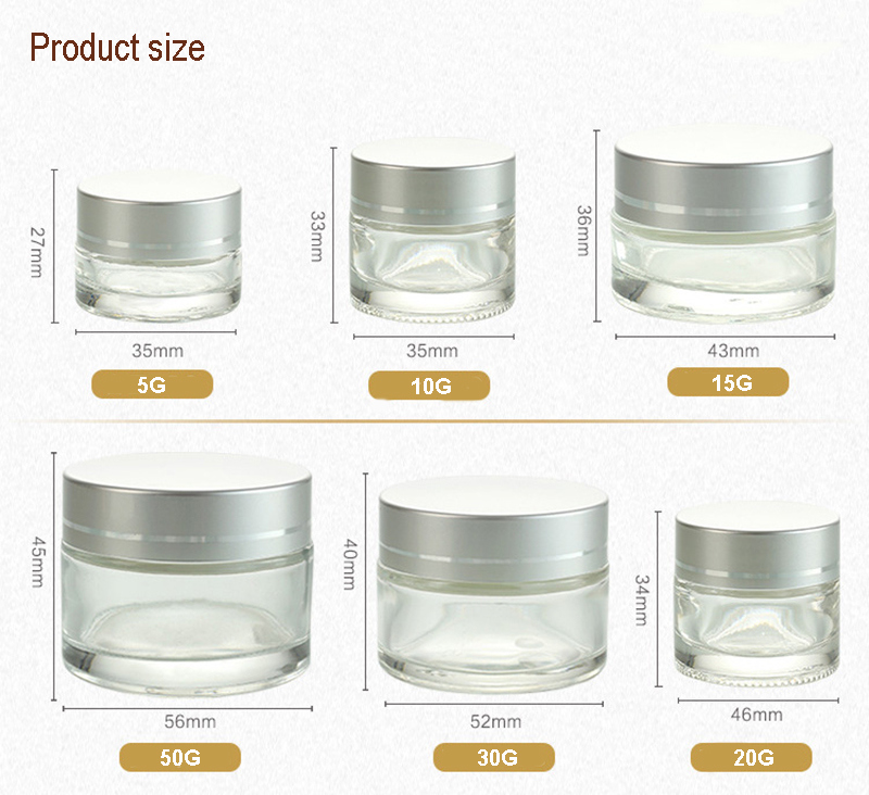 Wholesale High Quality Clear Glass Jar (NBG18)