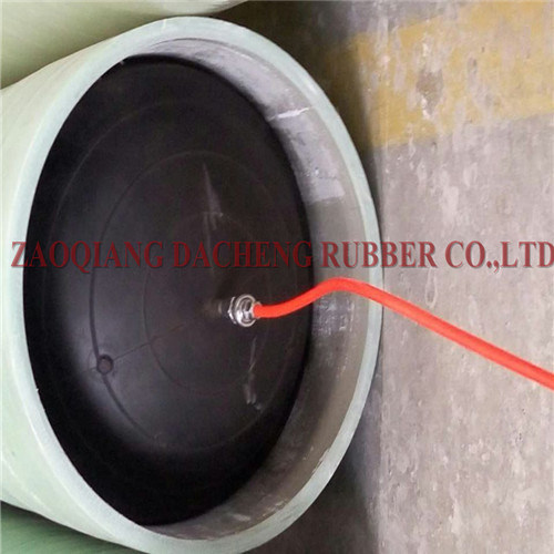 Inflatable Rubber Pipe Stopper for Water Supply and Drainage Project