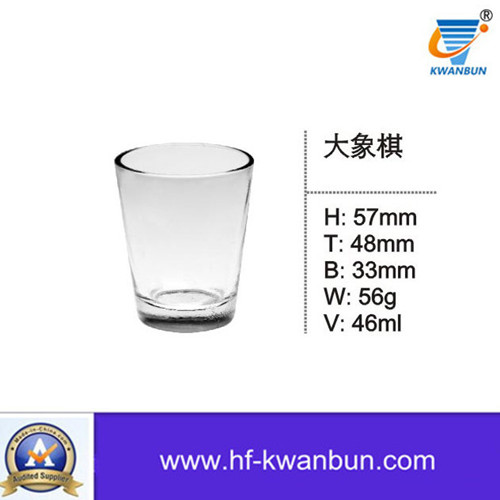 Top Grade Glass Cup for Vodka Whiskey Cup Kitchenware Kb-Hn0353