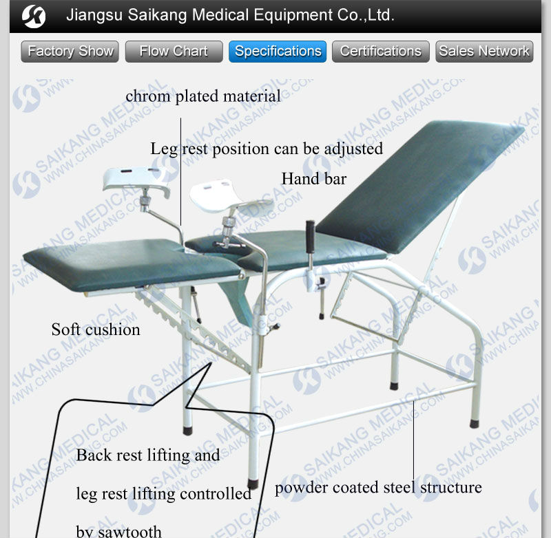 Oridinary Examination Couch (CE/FDA)