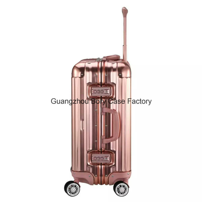 Elegant Full Aluminum Magnesium Alloy 22 Carry on 4 Wheel Spinner Travel Case (BYT -3698)