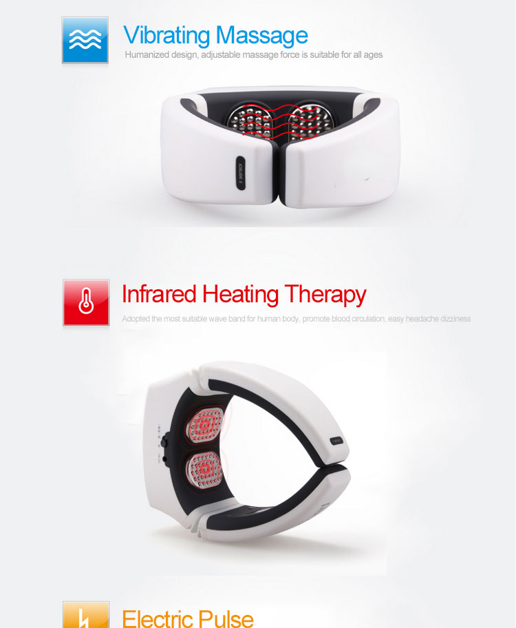 Remote Control Electric Infrared Neck Massager