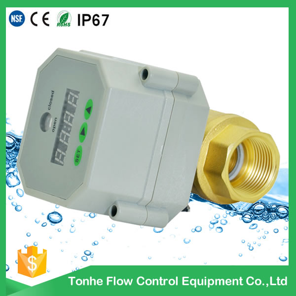 Brass Ball Structure and Water Media Auto Drain Valve with Timer