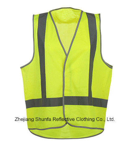 High Visibility Reflective Safety Breathable Vest with AS/NZS