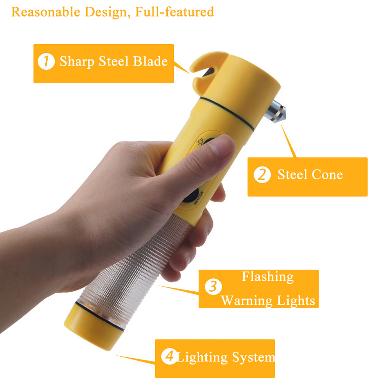 High Quality Multi-Function Emergency Hammer