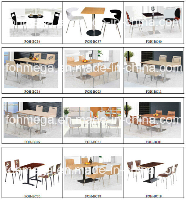 Modern Furniture Solid Wood Tables and Chairs for Restaurant (FOH-BCA13)