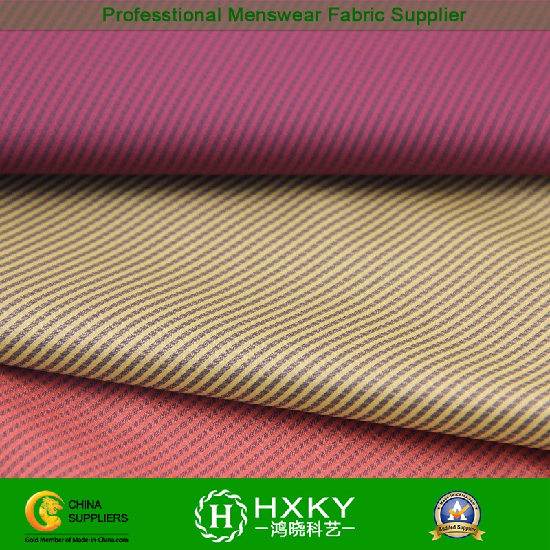 400t Foam Coating with Stripe Nylon Taffeta Fabric for Jacket