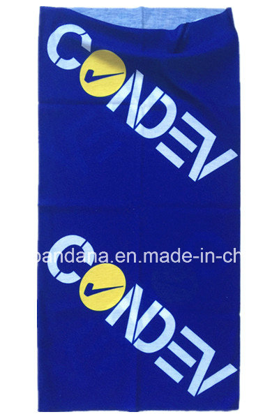 OEM Produce Customized Logo Printed Promotional Sports Blue Bandanna Head Scarf Buff