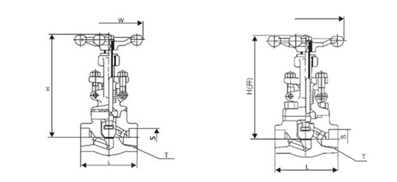 ANSI Socket Weld Forged Carbon Steel Globe Valve 800lb