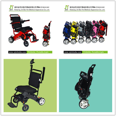 Portable Aerospace Titanium-Aluminum Power Wheelchair