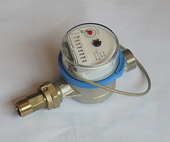 Single Jet Dry Type Water Meter with Pulse Output Function