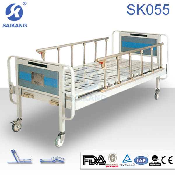 Cheap Chinese Manual Hospital Bed with Silence Casters