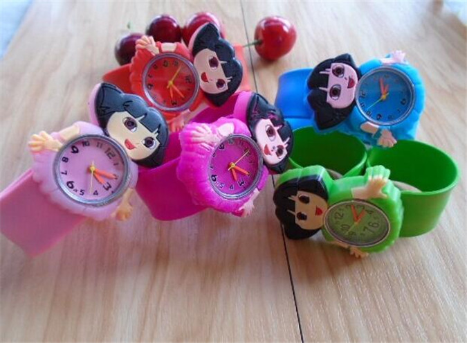 Yxl-351 Wholesale Slap Watch Cheapest Kids Animal Ketty Panda Bird Dragonfly Fashion Slap Strap Quartz Watches