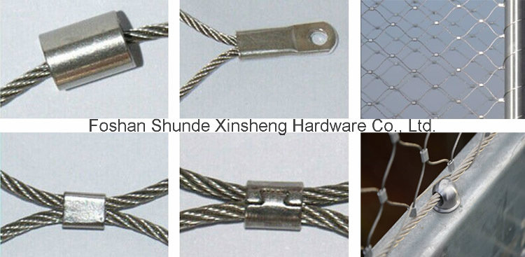 Flexible stainless steel handmade rope mesh