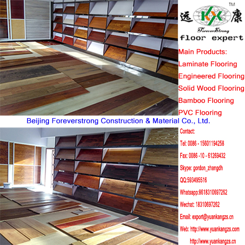 High Quality Crystal Surface Laminated/Laminate Flooring AC4 8mm/12mm