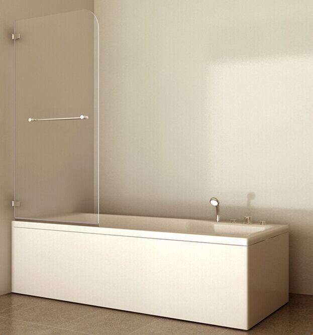 Glass Bath Screen with Simple Bathtub (ADL-8601)