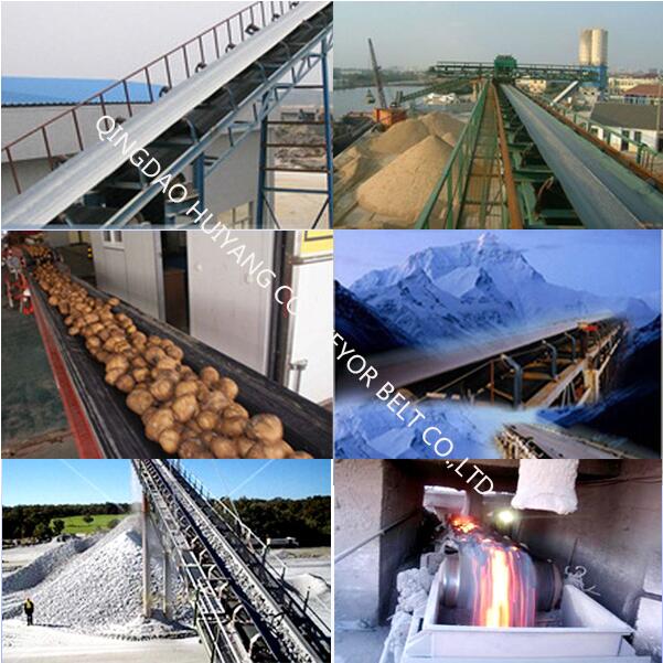 Heavy Duty Long Distance Flat Steel Cord Rubber Conveyor Belt