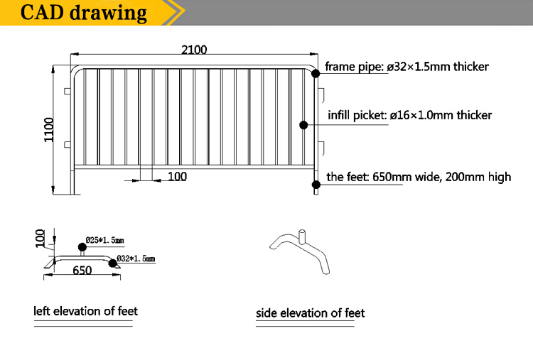 Expandable Safety Barrier Pedestrian Barriers