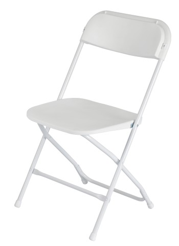 Plastic Party Folding Chair with Metal Frame