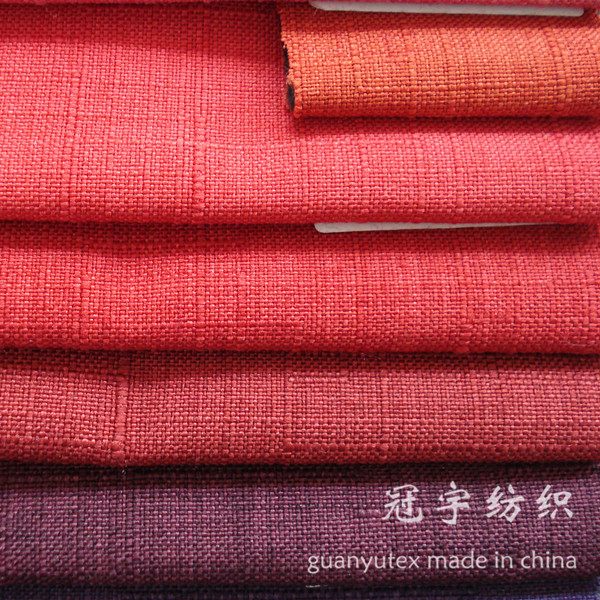 Plain Oxford Linen Fabric 100% Polyester Home Textile Decoration