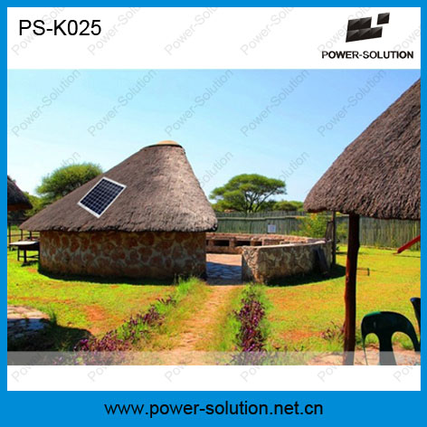 Solar Panel Power Light System with 3 LED Bulbs and Charger