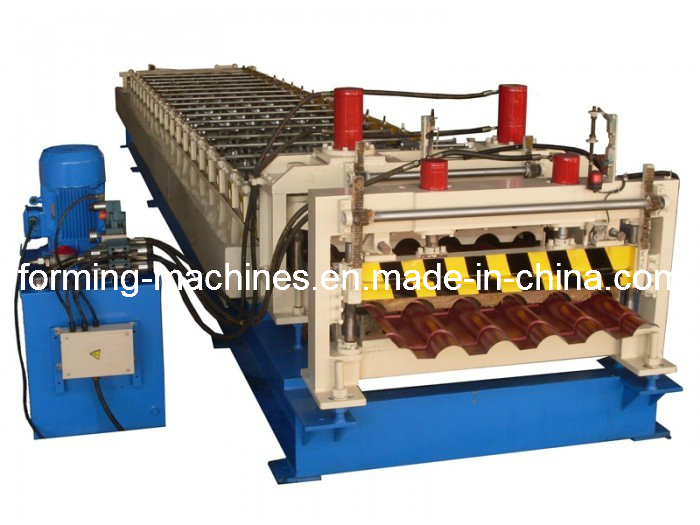 Colored Glazed Tile Roof Machines Tile Roofing Machine Ibr Roof Panel Machine Tile Sheet Making Machine Rib Sheet Forming Machine