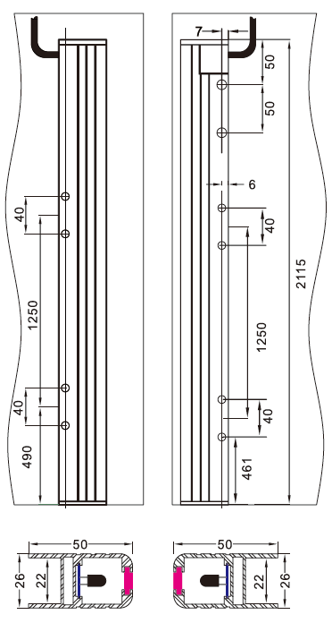 Sft Elevator Light Curtain (SFT-636)