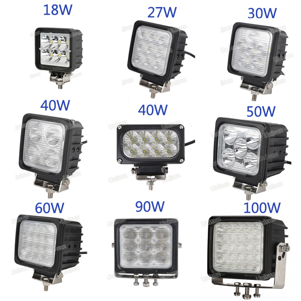 12V/24V 24W CREE LED Work Light, LED Tractor Light