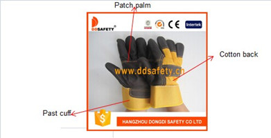 Furniture Leather Working Gloves Dlf413