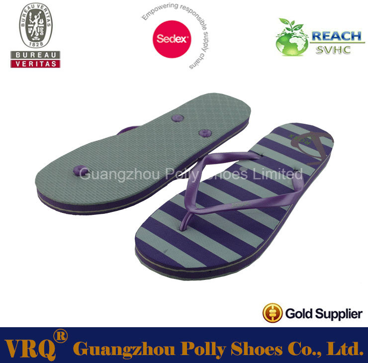 New Bicolor Lady EVA Cheap Rubber Flip Flops