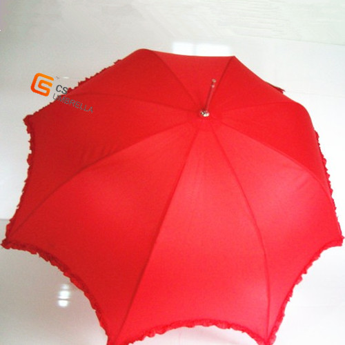 Red Lace Wedding Umbrella (YS-1011A)