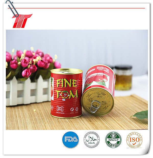 Fine Tom Canned Tomato Paste of 70g, 210g and 400g