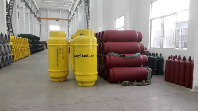 Good Quality 400L, 840L and 1000L Medium Pressure Welding Refillable Gas Cylinder for Liquified Chlorine