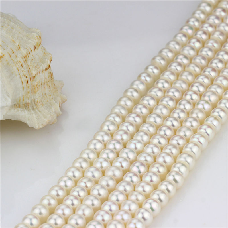 Freshwater 8mm AAA Natural Freshwater Pearl Strand