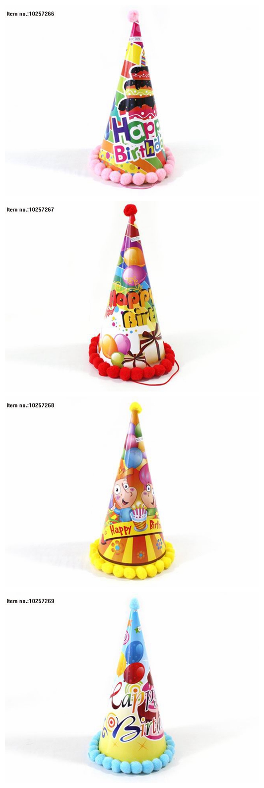 Paper Happy Birthday Hat Toys for Kids