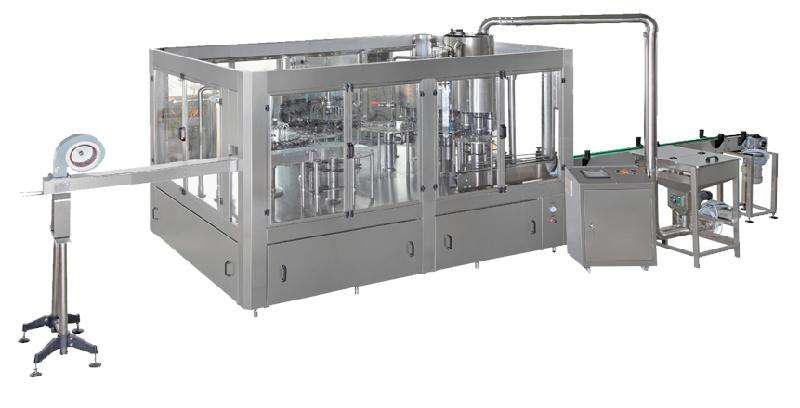 Full-Automatic Hot Juice Filling Machine Labeling Machine for Packing Line