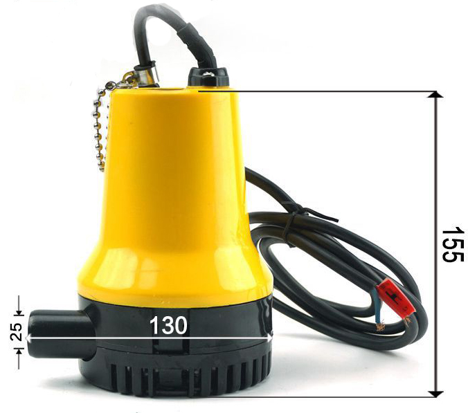 (BL2512) Bilge Pump DC 12V Marine Boat Yatch Submersible Pump