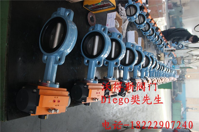 Pneumatic Actuator Butterfly Valve (D671X-10/16)