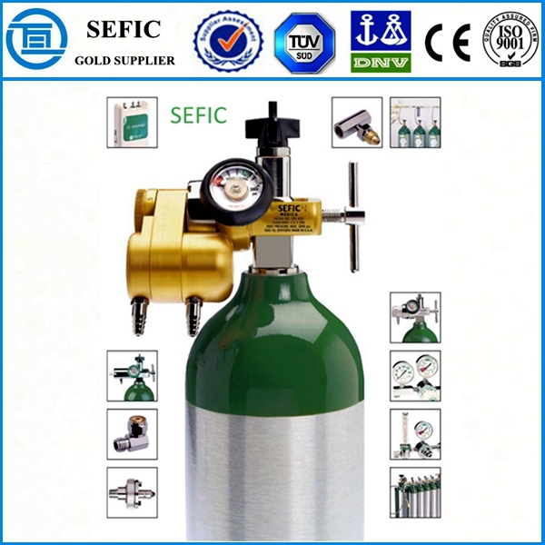 Aluminum Small Portable Oxygen Cylinder Medical Oxygen Gas Cylinder