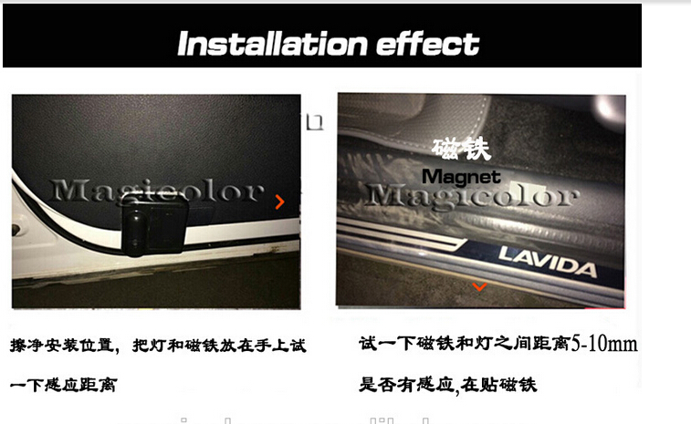 LED Door Courtesy Light 12V LED Car Door Welcome Light LED Car Door Logo Laser Projector Light