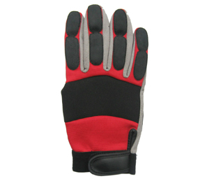 Sythetic Leather Palm Mechanic Work Glove-7211