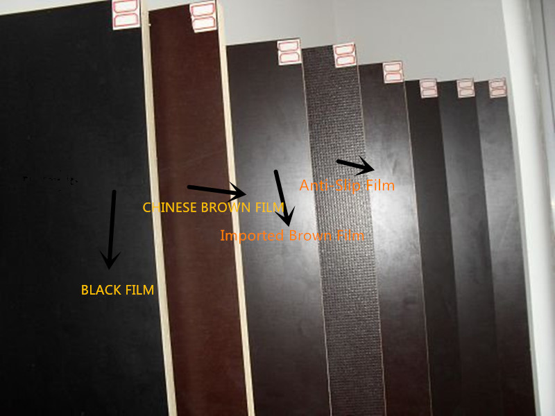 Wood Timber with Poplar Core Black Film Faced Plywood