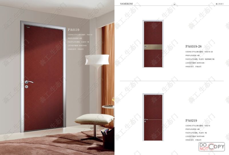 Soundproof Waterproof Home Bedroom Door