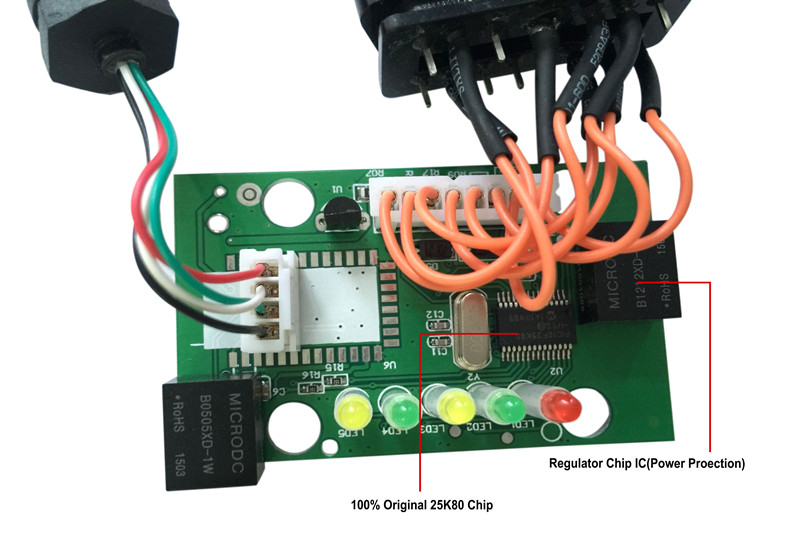 Elm327 USB with Power Protection Chip Voltage Regulator Chip