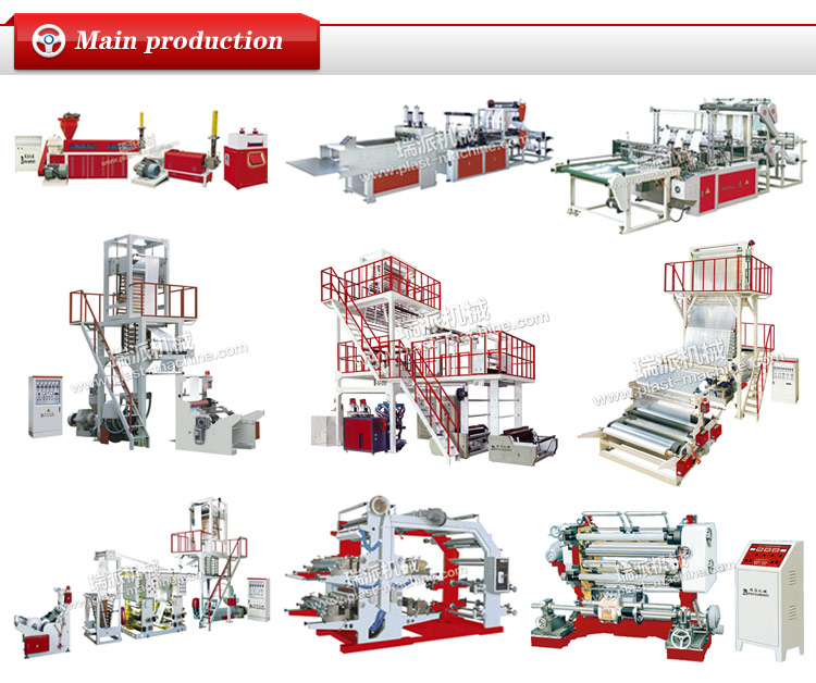 High Quality 6 Color Plastic Bag Making Machine