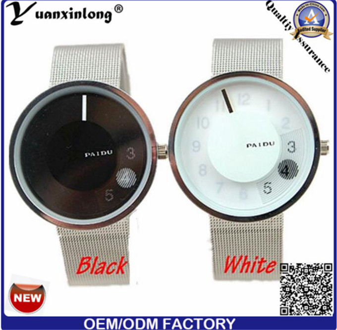 Yxl-729 New Design Steel Silver Band Paidu Watches, Promotion Watches, Hot Sale Watch