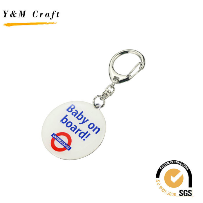 Wholesale Promotion Gift Blank Metal Key Chain with Custom Design