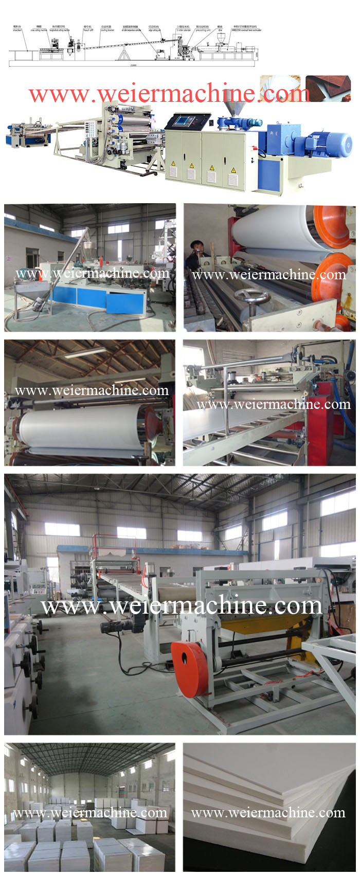 PVC Free Foam Decorative Board Sheet Extruding Machine